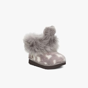 Ugg Luv Classic Mini II Kids Classic Boots Grey (9260HNDPO)